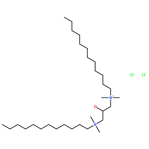 (2-hydroxytrimethylene)bis[dodecyldimethylammonium] dichloride