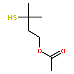 1-Butanol,3-mercapto-3-methyl-, 1-acetate