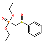 Phosphonic acid, [(phenylsulfinyl)methyl]-, diethyl ester