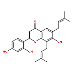 2',4',7-Trihydroxy-6,8-diprenylflavanone