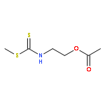 CARBAMODITHIOIC ACID, [2-(ACETYLOXY)ETHYL]-, METHYL ESTER