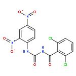 BENZAMIDE, 2,6-DICHLORO-N-[[(2,4-DINITROPHENYL)AMINO]CARBONYL]-