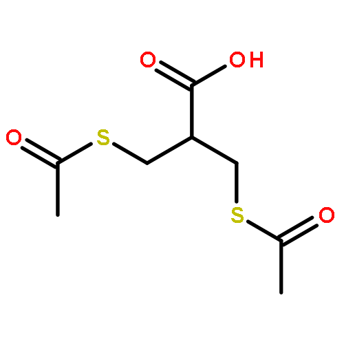 3-ACETYLSULFANYL-2-(ACETYLSULFANYLMETHYL)PROPANOIC ACID