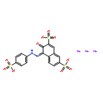 2,7-Naphthalenedisulfonicacid, 3-hydroxy-4-[2-(4-sulfophenyl)diazenyl]-, sodium salt (1:3)