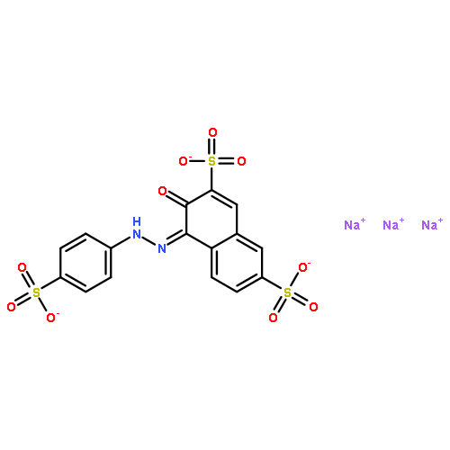 2,7-Naphthalenedisulfonicacid, 3-hydroxy-4-[2-(4-sulfophenyl)diazenyl]-, sodium salt (1:3)