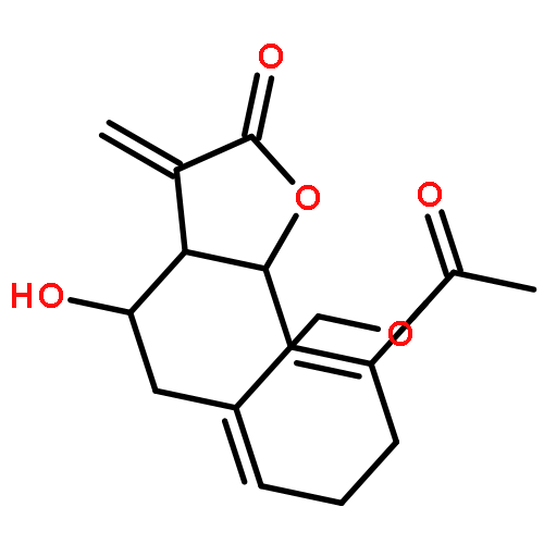 [(3aR,4R,10E,11aR)-4-hydroxy-10-methyl-3-methylidene-2-oxo-2,3,3a,4,5,8,9,11a-octahydrocyclodeca[b]furan-6-yl]methyl acetate