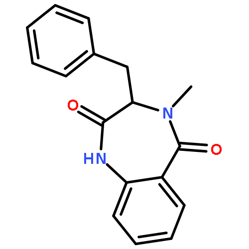 1H-1,4-Benzodiazepine-2,5-dione,3,4-dihydro-4-methyl-3-(phenylmethyl)-, (3S)-