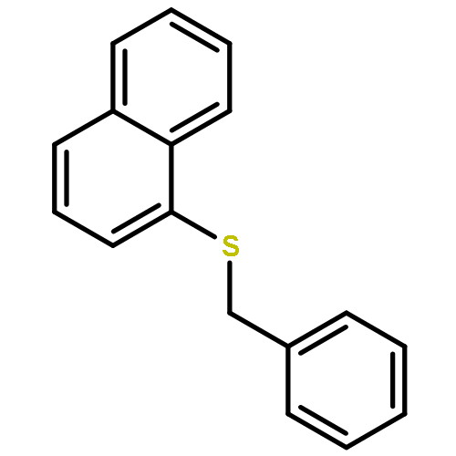 Naphthalene, 1-[(phenylmethyl)thio]-