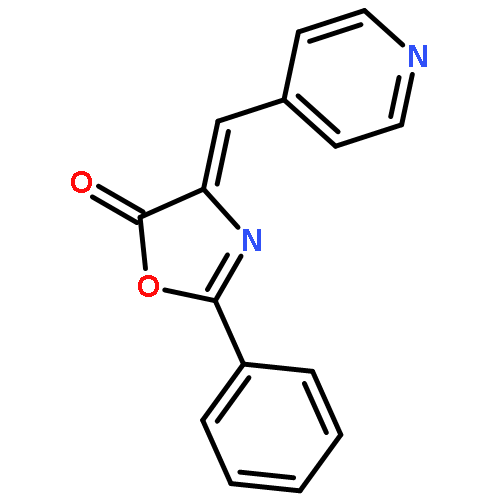 5(4H)-OXAZOLONE, 2-PHENYL-4-(4-PYRIDINYLMETHYLENE)-