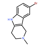 8-bromo-2,3,4,5-tetrahydro-2-methyl-1H-Pyrido[4,3-b]indole