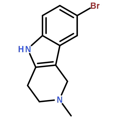 8-bromo-2,3,4,5-tetrahydro-2-methyl-1H-Pyrido[4,3-b]indole