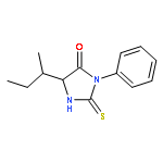 4-Imidazolidinone,5-(1-methylpropyl)-3-phenyl-2-thioxo-