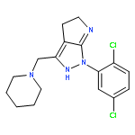 1-(2,5-dichlorophenyl)-3-(piperidin-1-ylmethyl)-4,5-dihydro-2h-pyrrolo[2,3-c]pyrazole