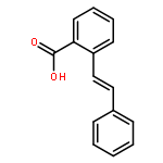 Benzoic acid,2-[(1E)-2-phenylethenyl]-