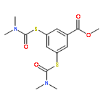 Benzoic acid, 3,5-bis[[(dimethylamino)carbonyl]thio]-, methyl ester