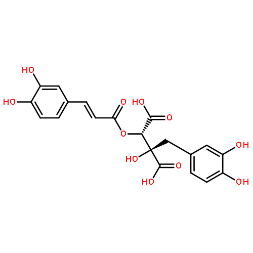 Butanedioic acid,2-[(3,4-dihydroxyphenyl)methyl]-3-[[(2E)-3-(3,4-dihydroxyphenyl)-1-oxo-2-propen-1-yl]oxy]-2-hydroxy-,(2R,3S)-