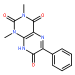 2,4,7(1H,3H,8H)-Pteridinetrione, 1,3-dimethyl-6-phenyl-