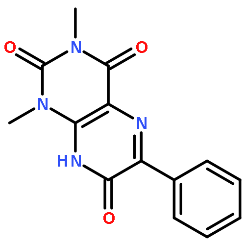 2,4,7(1H,3H,8H)-Pteridinetrione, 1,3-dimethyl-6-phenyl-