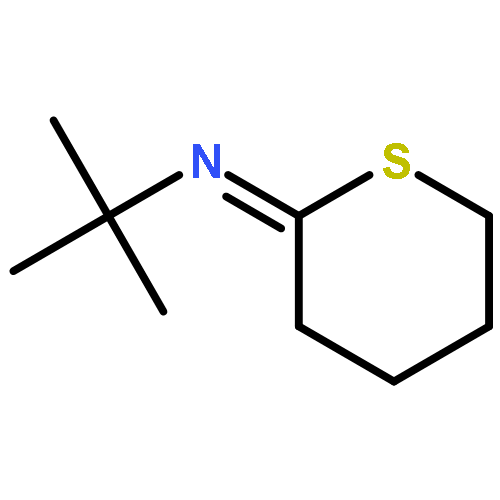 2-Propanamine, 2-methyl-N-(tetrahydro-2H-thiopyran-2-ylidene)-