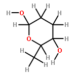 (4S,5S)-4,5-dihydroxy-hexanal (R)-1->5-cyclohemiacetal