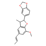 5-[(3s)-7-methoxy-3-methyl-5-[(e)-prop-1-enyl]-2,3-dihydro-1-benzofuran-2-yl]-1,3-benzodioxole