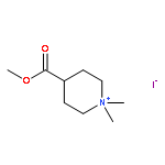 Piperidinium, 4-(methoxycarbonyl)-1,1-dimethyl-, iodide