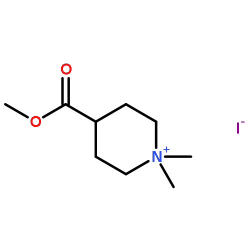 Piperidinium, 4-(methoxycarbonyl)-1,1-dimethyl-, iodide