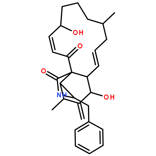 1H-Cyclotridec[d]isoindole-1,17(2H)-dione,3,3a,4,5,6,6a,9,10,11,12,13,14-dodecahydro-6,14-dihydroxy-4,10-dimethyl-5-methylene-3-(phenylmethyl)-,(3S,3aR,4S,6S,6aR,7E,10R,14R,15E,17aR)-