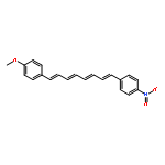 Benzene, 1-methoxy-4-[8-(4-nitrophenyl)-1,3,5,7-octatetraenyl]-