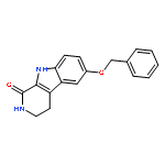 1H-Pyrido[3,4-b]indol-1-one, 2,3,4,9-tetrahydro-6-(phenylmethoxy)-