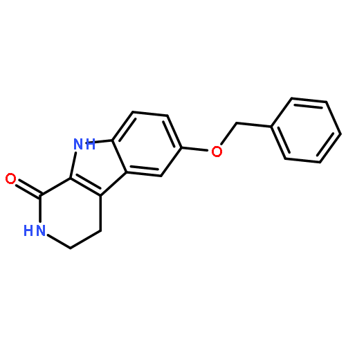 1H-Pyrido[3,4-b]indol-1-one, 2,3,4,9-tetrahydro-6-(phenylmethoxy)-