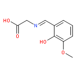 GLYCINE, N-[(2-HYDROXY-3-METHOXYPHENYL)METHYLENE]-