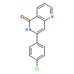 1,6-Naphthyridin-5(6H)-one, 7-(4-chlorophenyl)-