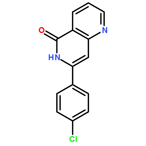 1,6-Naphthyridin-5(6H)-one, 7-(4-chlorophenyl)-