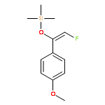 Silane, [[2-fluoro-1-(4-methoxyphenyl)ethenyl]oxy]trimethyl-