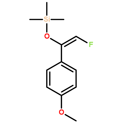 Silane, [[2-fluoro-1-(4-methoxyphenyl)ethenyl]oxy]trimethyl-