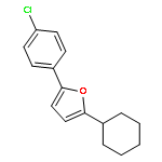 Furan, 2-(4-chlorophenyl)-5-cyclohexyl-