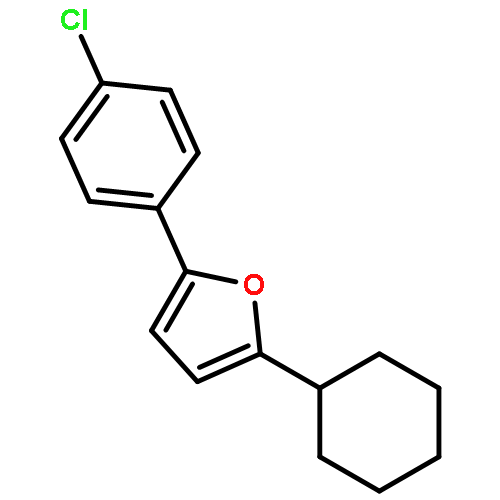 Furan, 2-(4-chlorophenyl)-5-cyclohexyl-