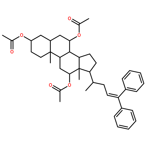 24,24-diphenylchol-23-ene-3,7,12-triyl triacetate