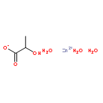 Zinc;2-hydroxypropanoate;trihydrate