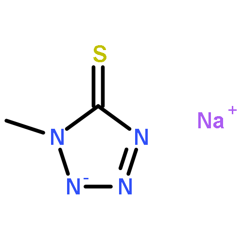 5H-Tetrazole-5-thione,1,2-dihydro-1-methyl-, sodium salt (1:1)