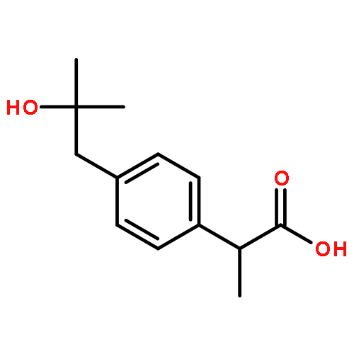 Benzeneacetic acid,4-(2-hydroxy-2-methylpropyl)-a-methyl-