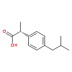 Benzeneacetic acid, a-methyl-4-(2-methylpropyl)-, (aR)-