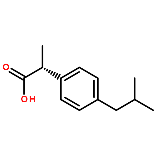 Benzeneacetic acid, a-methyl-4-(2-methylpropyl)-, (aR)-