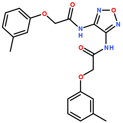 Acetamide, N,N'-1,2,5-oxadiazole-3,4-diylbis[2-(3-methylphenoxy)-