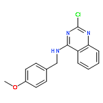 4-QUINAZOLINAMINE, 2-CHLORO-N-[(4-METHOXYPHENYL)METHYL]-