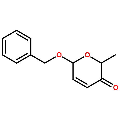 2H-Pyran-3(6H)-one, 2-methyl-6-(phenylmethoxy)-, (2S,6R)-