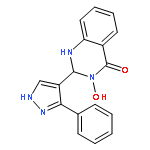 3-Hydroxy-2-(3-phenyl-1H-pyrazol-4-yl)-2,3-dihydro-1H-quinazolin-4-one