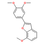 Benzofuran, 2-(3,4-dimethoxyphenyl)-7-methoxy-