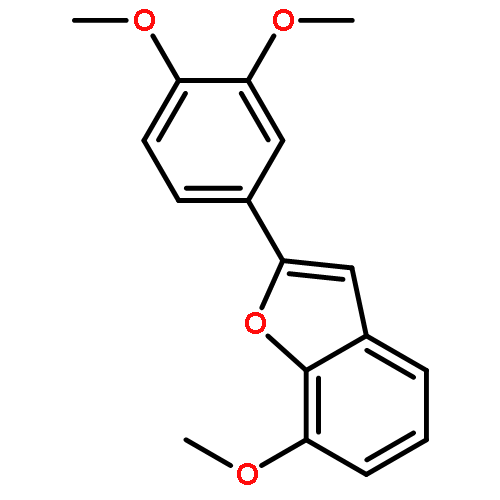 Benzofuran, 2-(3,4-dimethoxyphenyl)-7-methoxy-